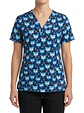 Talla M Scrub fondo azul marino diseño ositos elasticado $10.000 - Miniatura 1