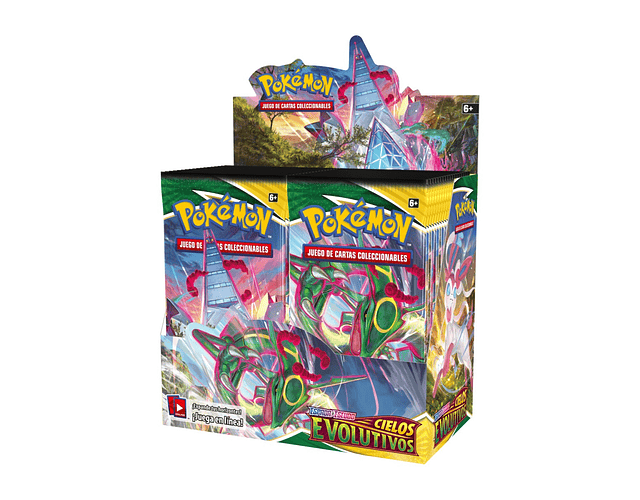 Caja de sobres de Cielos Evolutivos (Espada y Escudo 7) - Pokemon JCC