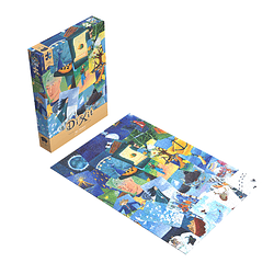Puzzle Dixit 1000 piezas: Blue MishMash - Image 2
