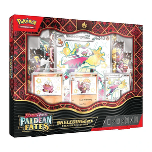 Pokémon TCG: Scarlet & Violet—Paldean Fates Premiun Collection Skeledirge EX Ingles