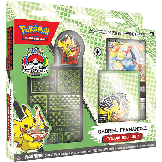 Pokémon TCG World Championships 2023 Deck – Gabriel Fernandez – Colorless Lugia Inglés - Image 1