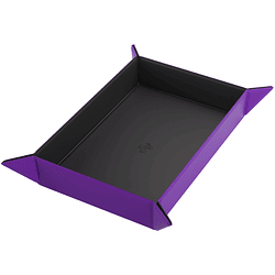 GG Magnetic Dice Tray Rectangular Black/Purple - Image 2