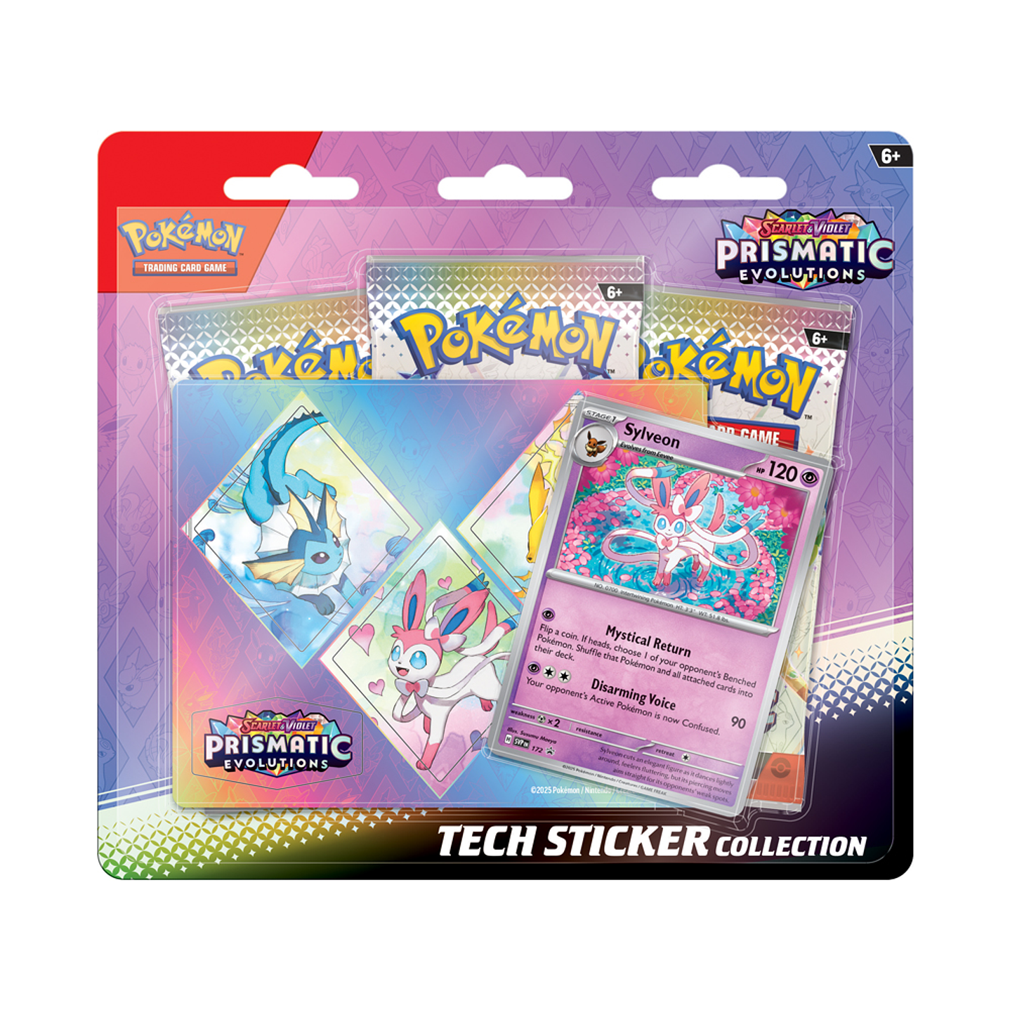 PREVENTA - Pokemon TCG - Prismatic Evolutions - Tech Sticker Collection ENG 2