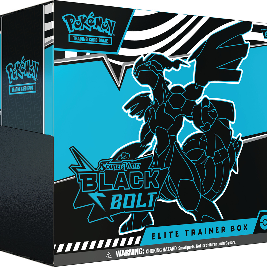 Pokemon TCG Scarlet & Violet - Black Bolt - Elite Trainer Box Español 1