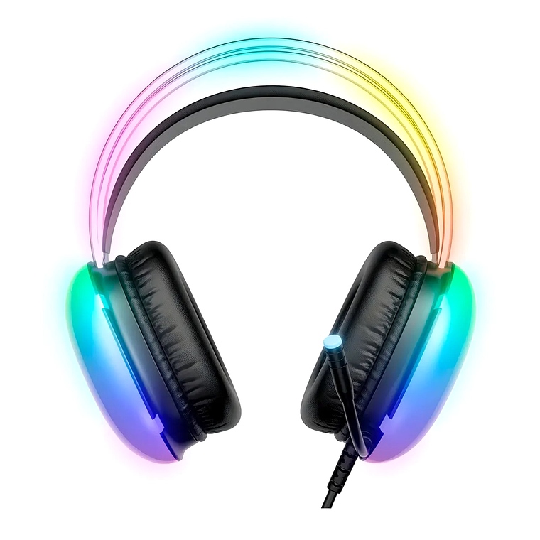 Auriculares Gamer Onikuma X25 RGB con Micrófono Cancelación de Ruido PC y Consolas 4