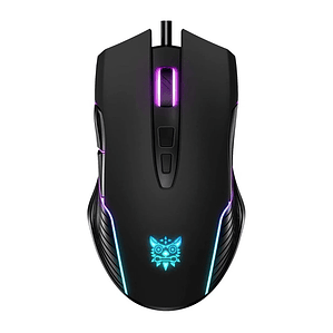 Mouse Gamer Onikuma 6400 DPI Óptico RGB con 7 Botones USB