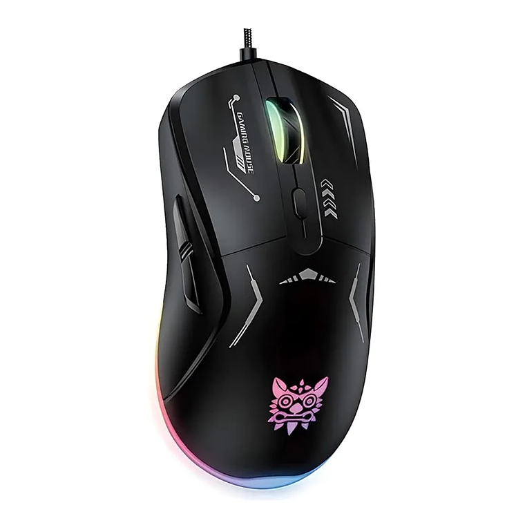 Mouse Gamer Onikuma CW917 3600 DPI Óptico RGB con 6 Botones USB 2