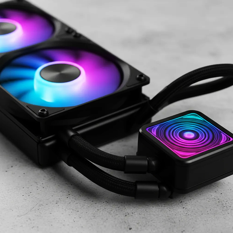 Refrigeración Líquida Cubinexus X360 360mm RGB Triple Ventilador AIO para PC Gamer 4