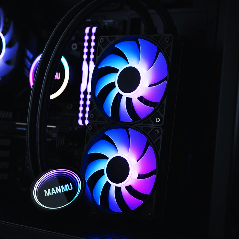 Refrigeración Líquida Gamer ARGB 240mm Alta Potencia para CPU 4