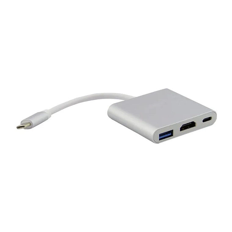 Adaptador USB Tipo C a HDMI 4K + USB 3.0 Sheng para TV Mac PC 4