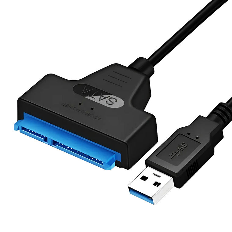 Adaptador USB 3.0 a SATA III para Discos Duros SSD/HDD  1