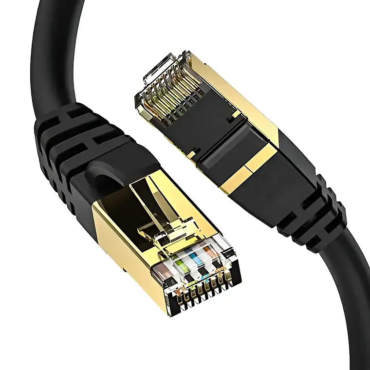 Cable de Red Ethernet Cat8 30m SFTP RJ45 Cobre PVC 40Gbps 2000MHz 1