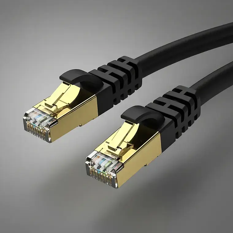 Cable de Red Ethernet Cat8 30m SFTP RJ45 Cobre PVC 40Gbps 2000MHz 2
