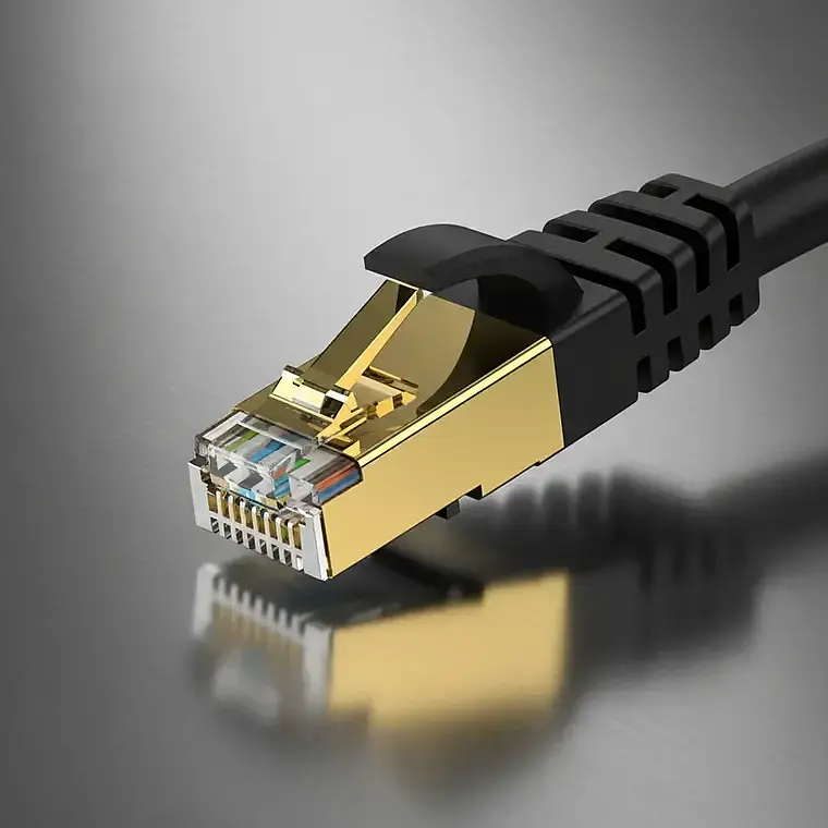 Cable de Red Ethernet Cat8 30m SFTP RJ45 Cobre PVC 40Gbps 2000MHz 3