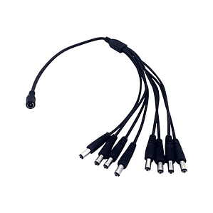 Cable Spliter Pulpo 1x8 para Cámara Alimentacion Conexión Múltiple Segura y Eficiente