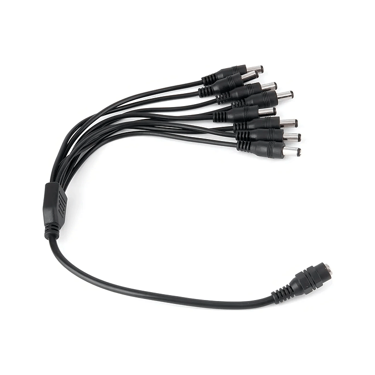 Cable Spliter Pulpo 1x8 para Cámara Alimentacion Conexión Múltiple Segura y Eficiente 2