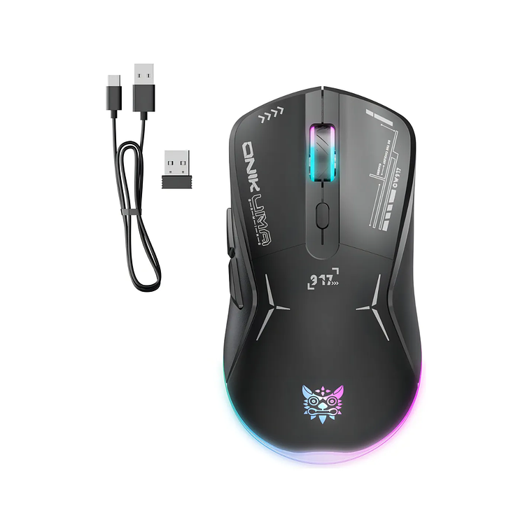 Mouse gamer inalámbrico Onikuma ONIKUMA cw917 black 2.4g 1