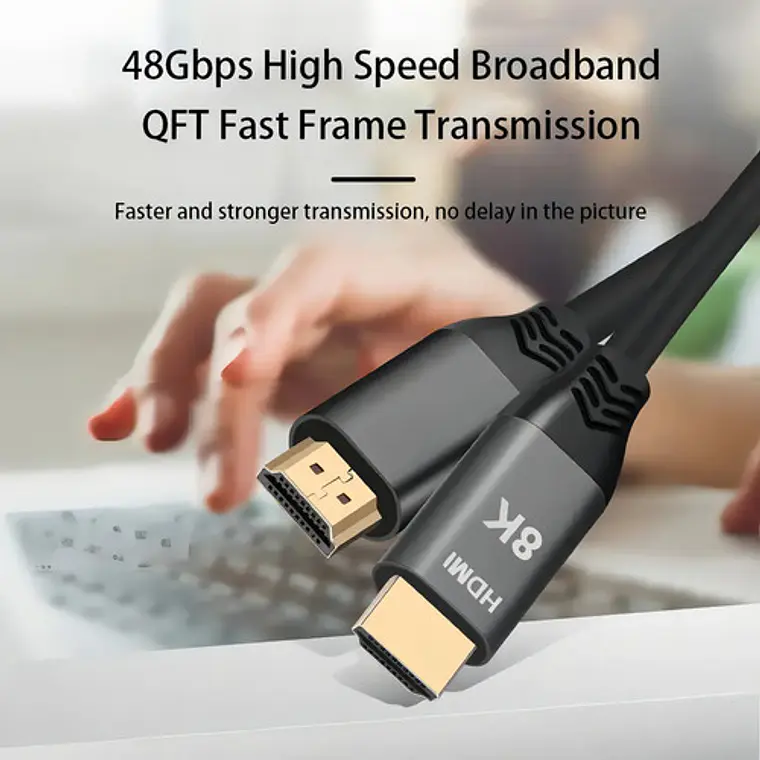 Cable Hdmi 2.1 8k 60hz 4k 120hz Ultra Hdr 3d 3 Metros 5