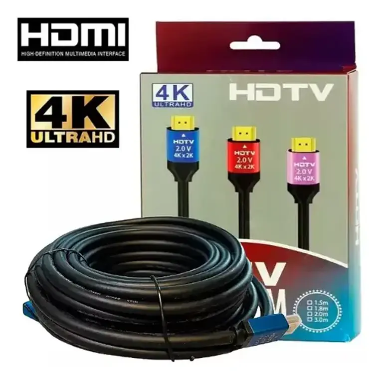 Cable Hdmi 4k Uhd V 2.0 10 Metros De Alta Velocidad Hdtv 10