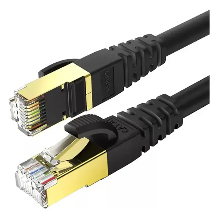 Cable Red Rj45 Cat8 40 Gbps 2000 Mhz 100% Cobre 2 Metros 2
