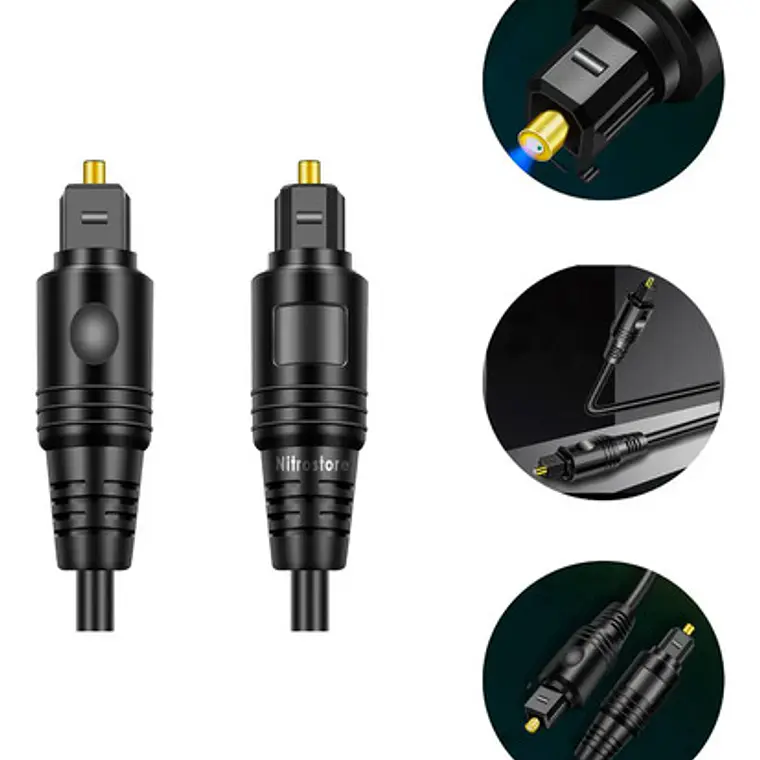 Cable Optico Digital Audio Fibra Toslink Tv Led Dvd 1