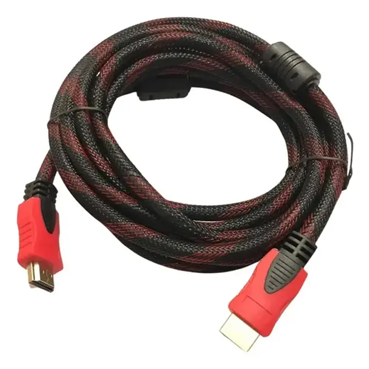 Cable Hdmi 1.5m Jupiter Tec Mallado Doble Filtro Conectores Oro 6