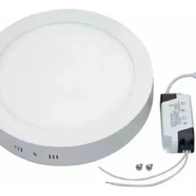 Panel Led Sobrepuesto Redondo 18w 6