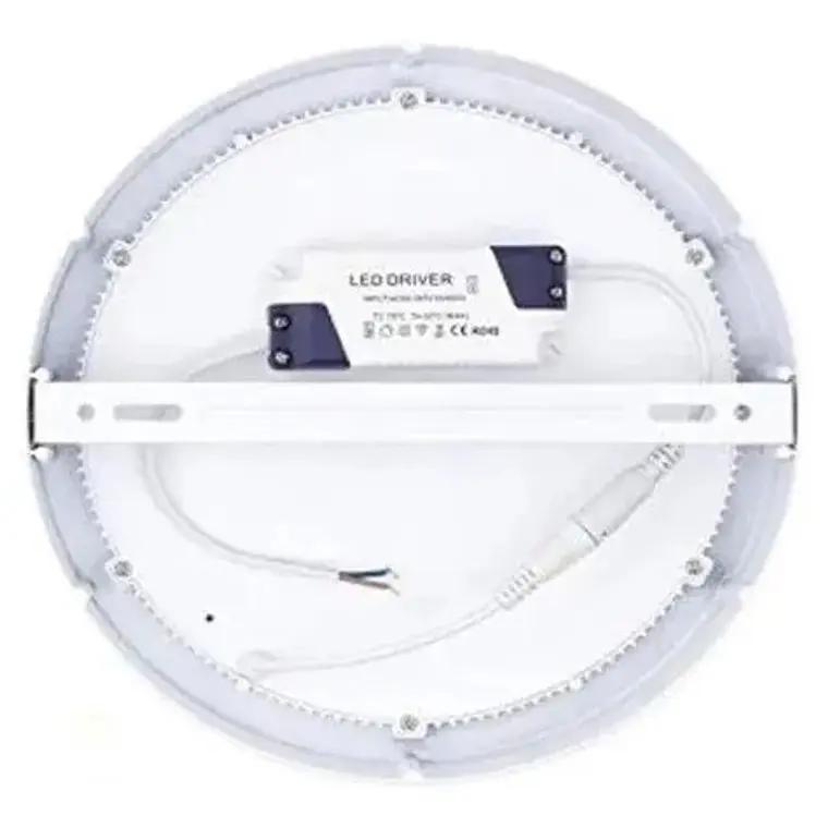 Panel Led Sobrepuesto Redondo 18w 8
