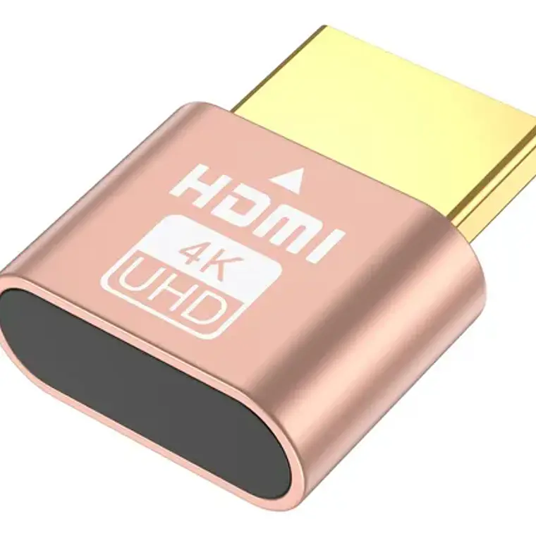 Adaptador Hdmi Dummy Hdmi Plug Pantalla Virtual 4k 1080p 4