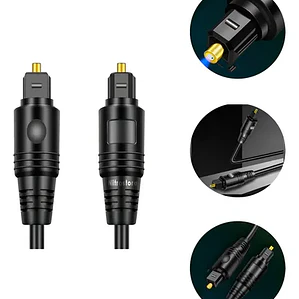 Cable Óptico Digital Audio Toslink 3 Metros Fibra Optica