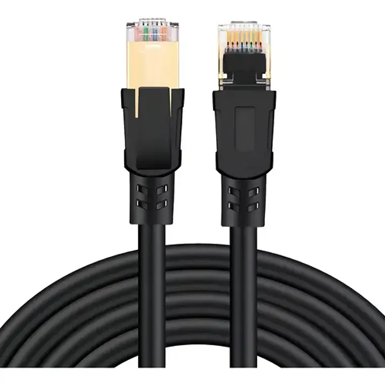 Cable Ethernet Cat8 10m Alta Velocidad 40gbps Rj45 Compatible Outdoors 1