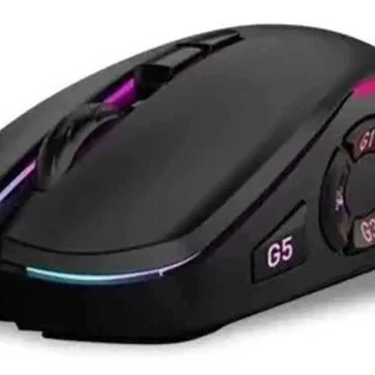 Mouse Gamer Óptico Weibo X9 720dpi 10 Botones Usb Color Negro 1