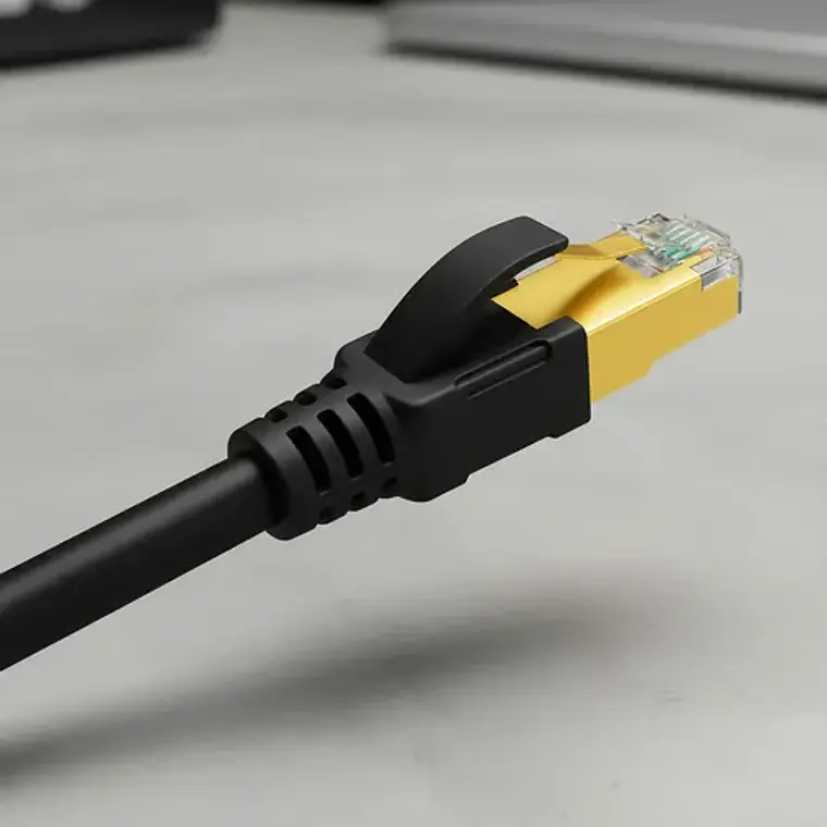 Cable Red Cat8 Premium Alta Calidad 1.5m Rj45 Negro 40gbps 3