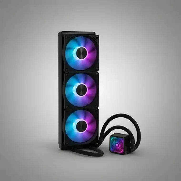 Refrigeración Líquida 360mm Rgb Triple Fan Negro Pc 1