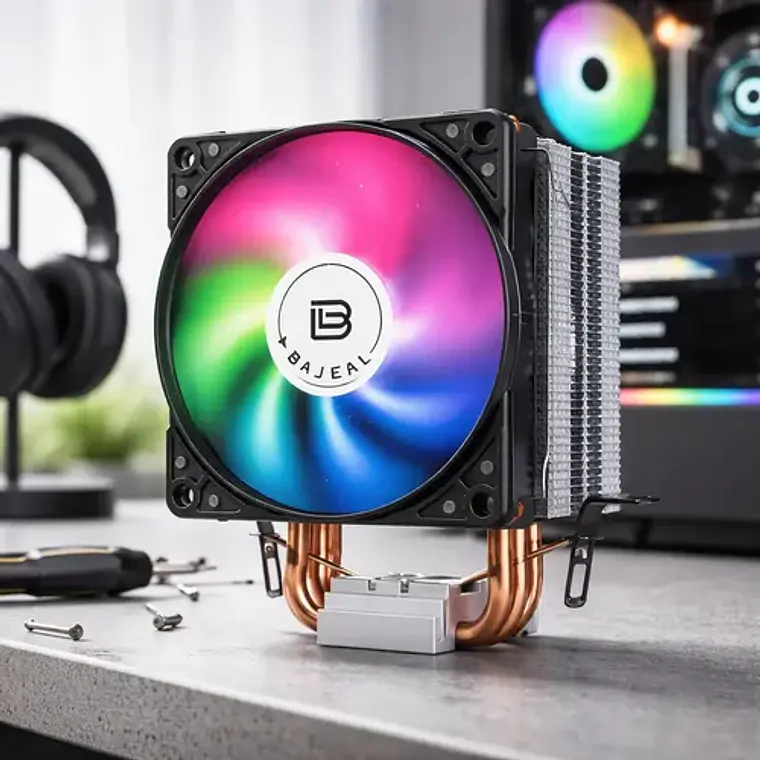 Fan Cooler Disipador Cpu Rgb Ventialdor Base De Cobre A200 2