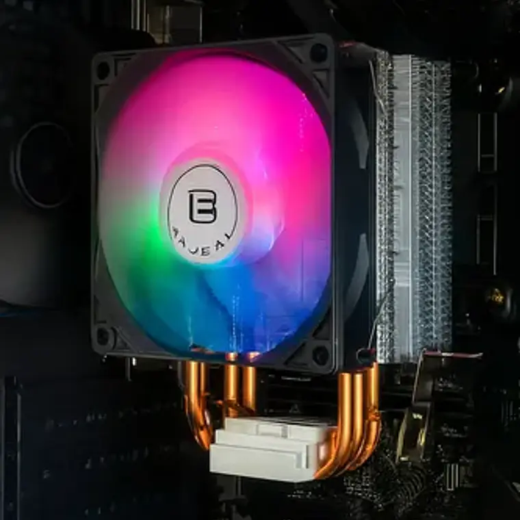 Fan Cooler Disipador Cpu Rgb Ventialdor Base De Cobre A200 6