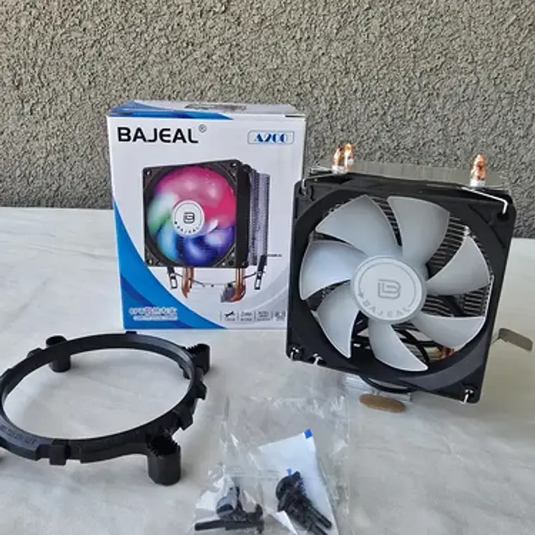 Fan Cooler Disipador Cpu Rgb Ventialdor Base De Cobre A200 7