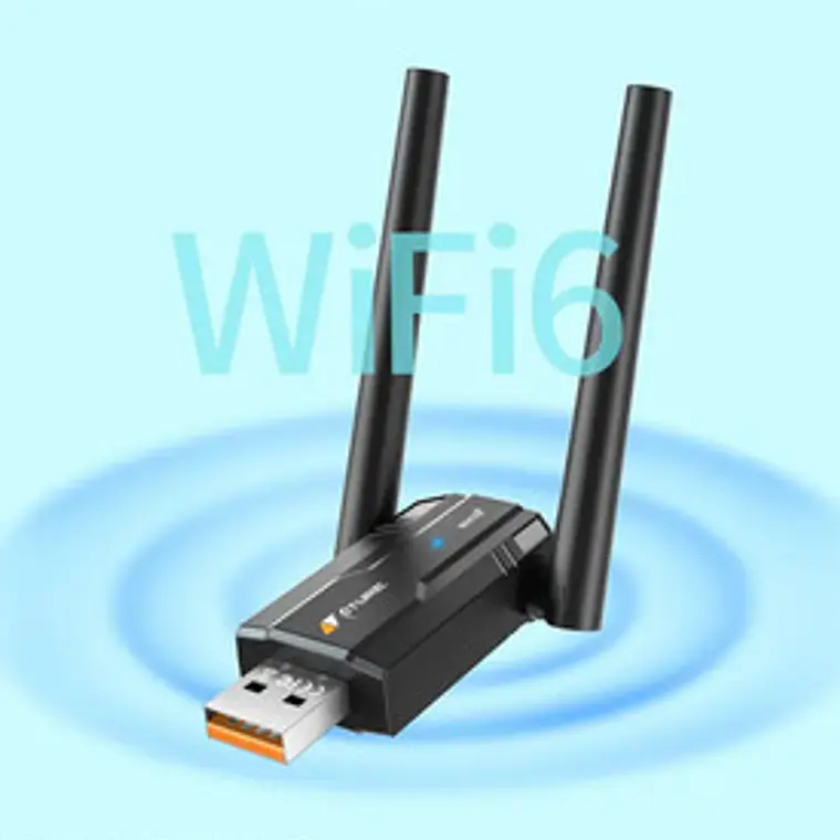 Adaptador Antena Wifi6 Ax900mbps 2.4ghz 5ghz Usb Pc 5