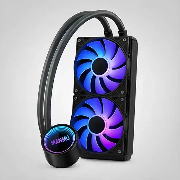 Refrigeración Líquida Gamer Manmu Argb 240mm Alta Potencia 1