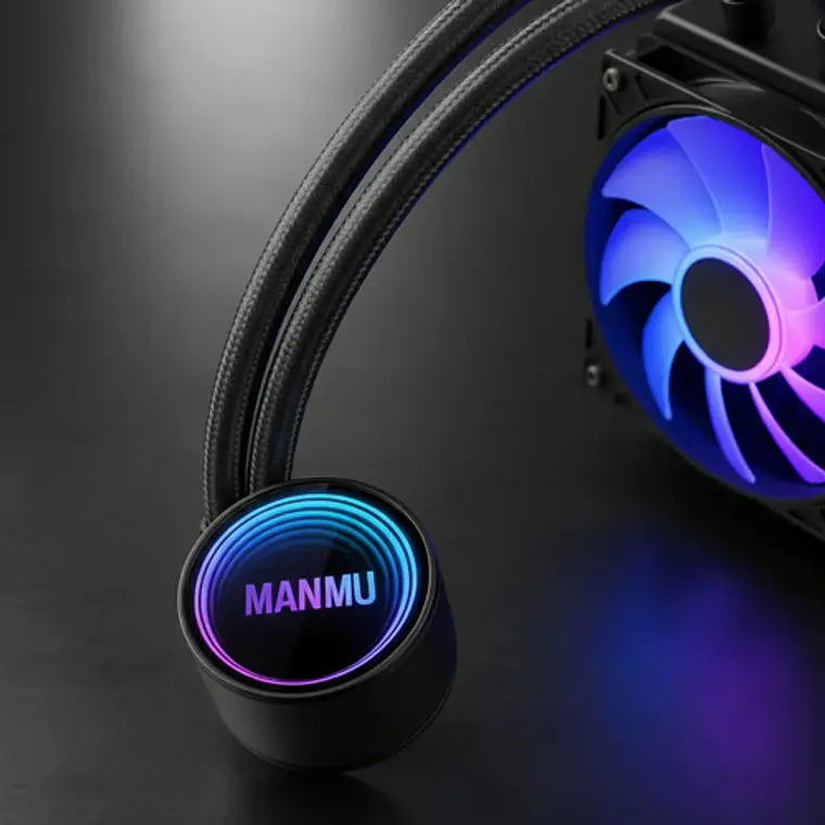 Refrigeración Líquida Gamer Manmu Argb 240mm Alta Potencia 7
