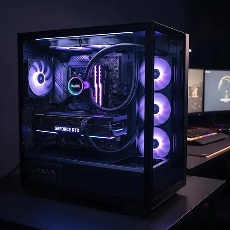Refrigeración Líquida Gamer Manmu Argb 240mm Alta Potencia 8