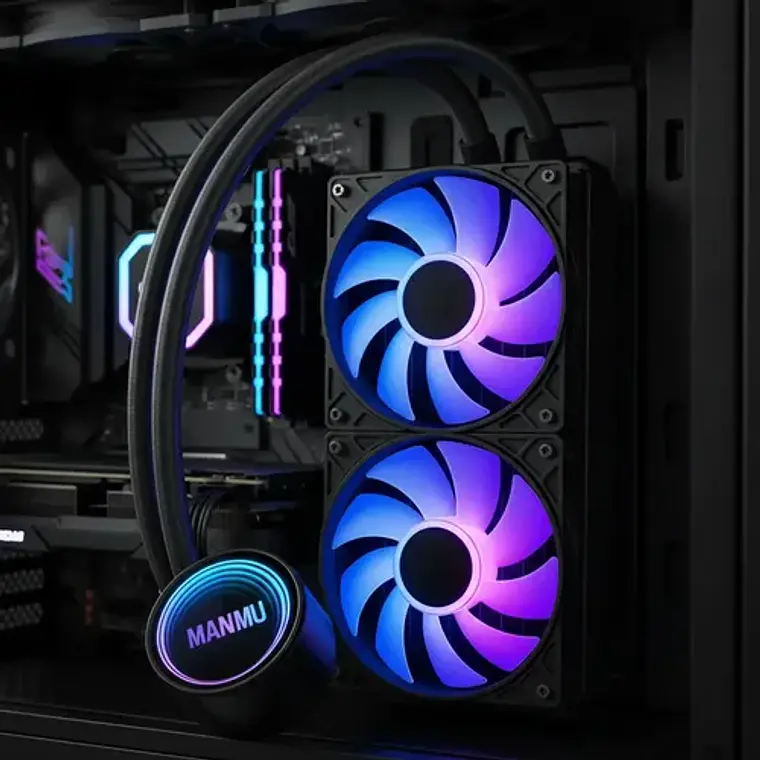 Refrigeración Líquida Gamer Manmu Argb 240mm Alta Potencia 9