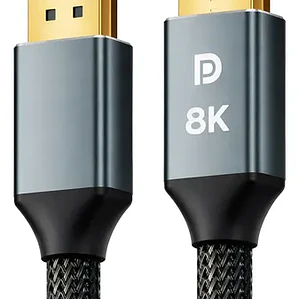 Cable Displayport 8k 60hz/4k 120hz/32.4 Gbps V1.4 De 2mts