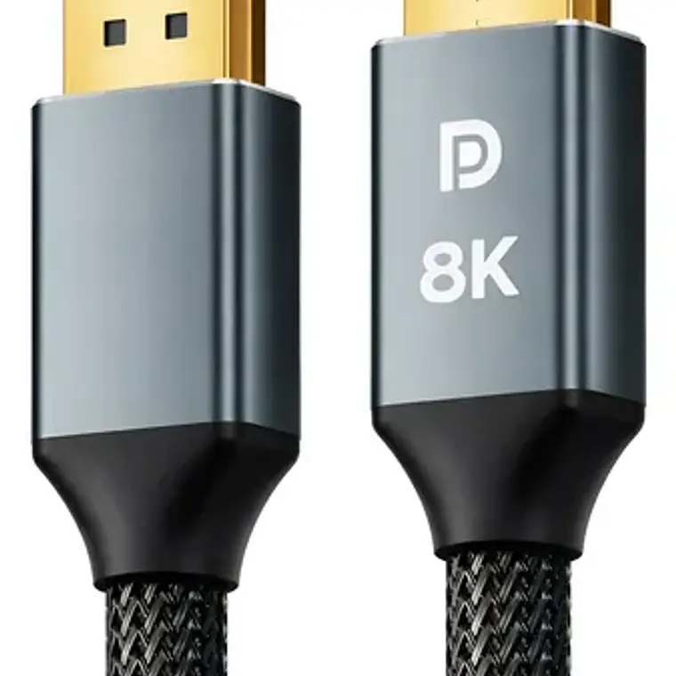 Cable Displayport 8k 60hz/4k 120hz/32.4 Gbps V1.4 De 2mts 1