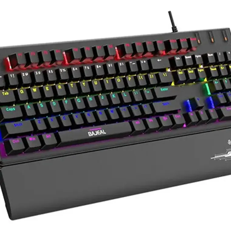 Teclado Gamer Bajeal Mecánico Rgb Con Teclas Anti Ghosting 6
