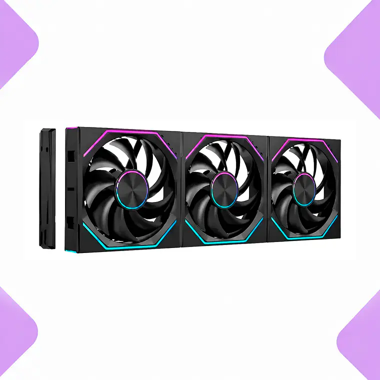 Kit 3 Ventiladores Para Pc Argb 120mm Kit Gamer Rgb 5v Sincronizable Alto Flujo Para Gabinete Gaming 1