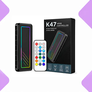 Controlador De Luces Regrigeracion Liquida Ventiladores Rgb Argb Hub Pwm 10 Ventiladores 10 Puertos Argb 5v 3 Pines Con Control Remoto Sincronización Placa M