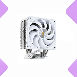 Disipador Ventilador Para Pc Blanco Cpu 215w Tdp Pwm Cooler Procesador Silencioso Alto Rendimiento