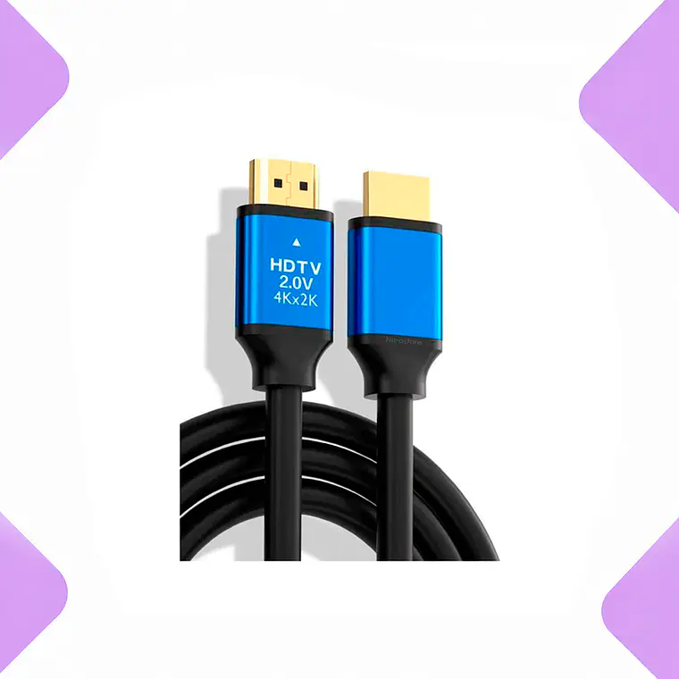 Cable HDMI 2.0 Premium 4K Ultra HD 3D 60Hz 2160p Conectores Oro 1
