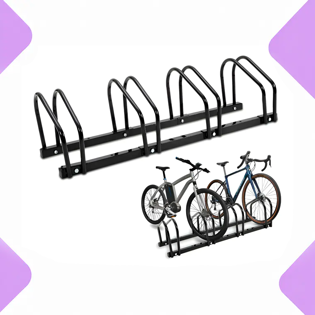 Bicicletero para 4 Bicicletas
